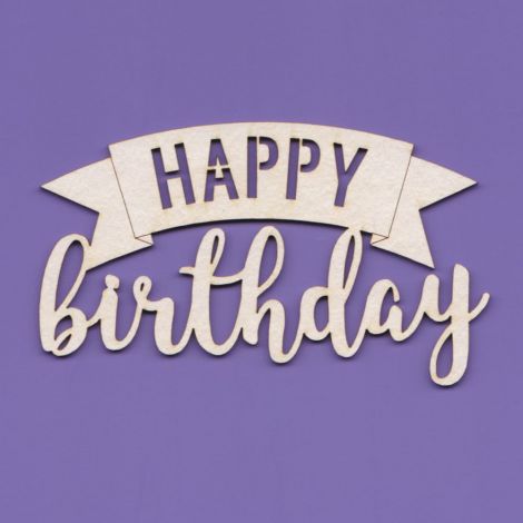 Tekturka Crafty Moly Napis G5 - Happy Birthday